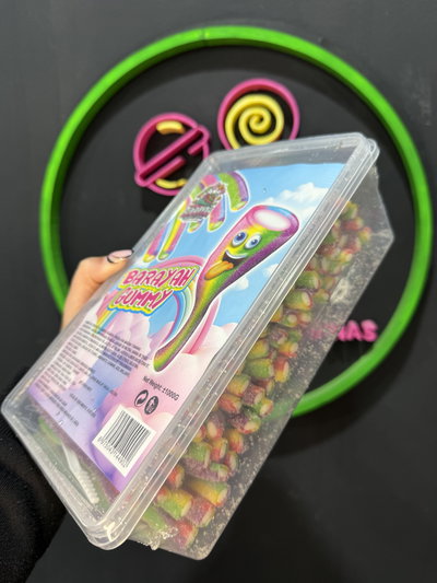 Regaliz multicolor tupper 1 kilo 