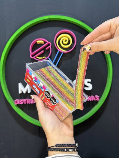 Regaliz Bull Dog Arcoíris x400G