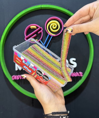 Bulto Cerrado Regaliz Bull Dog Arcoíris 12 tupper 400 g