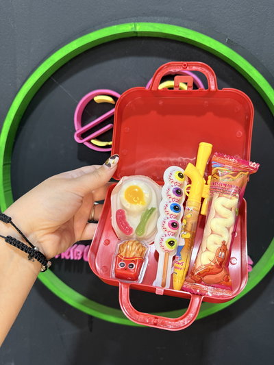 5 Valija Sorpresa roja ❤️ con 5 sorpresas c/u