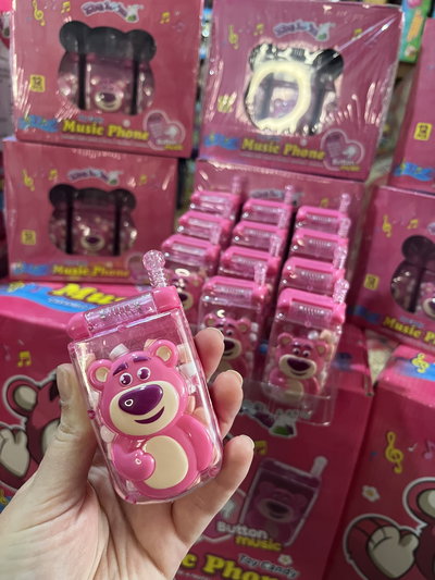 Teléfono son sonido y golosina x 12un 