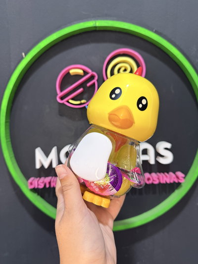 Alcancia tollito amarillo con gelatina 