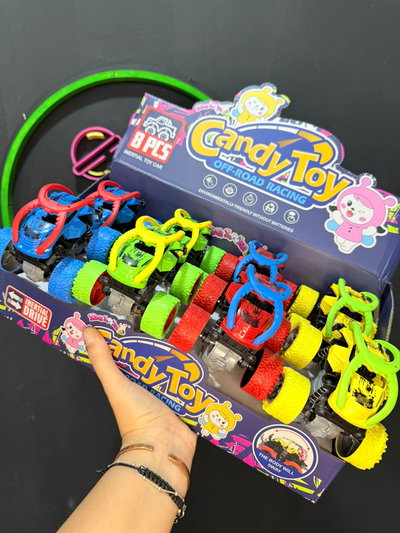 Auto candy toy x 8 un