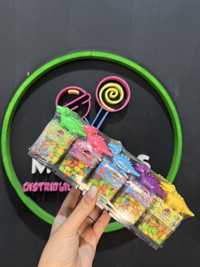 chicle dino silbato x 30 un