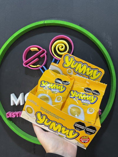 Bulto Cerrado Yummy Gomitas HUEVO FRITO 10 Pack x 10 un 50 g 