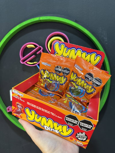 Bulto Cerrado Yummy Gomitas DINO 12 x 12 un x 30g 