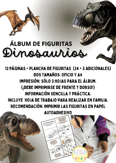 Álbum de Dinosaurios