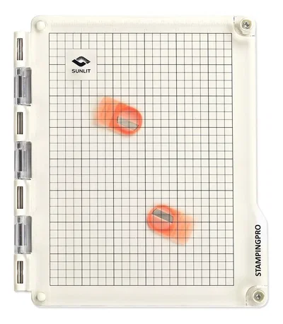 Plataforma Sello Siliconado Magnética Ibi Craft 22x16.5 cm Cuadrada
