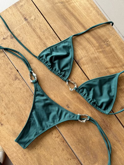 Bikini Lisboa verde galápagos