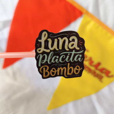 Luna Placita Bombo | Sticker