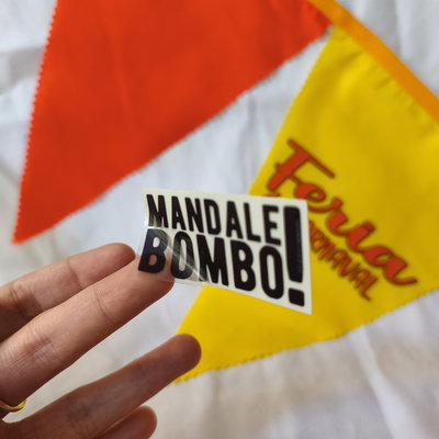 Mandale Bombo! - Transparente | Sticker