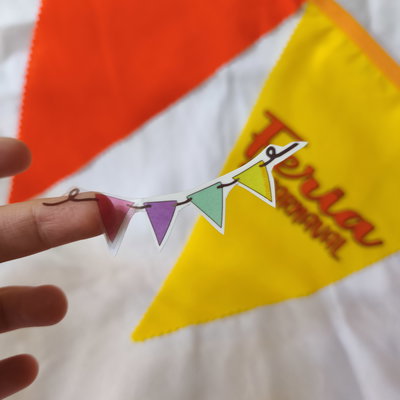 Banderines (x4) - Transparente | Sticker