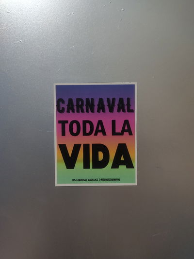 Carnaval toda la Vida (Simil Póster) | Imán