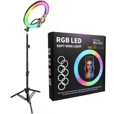 Aro LED RGB 26 cm con tripode