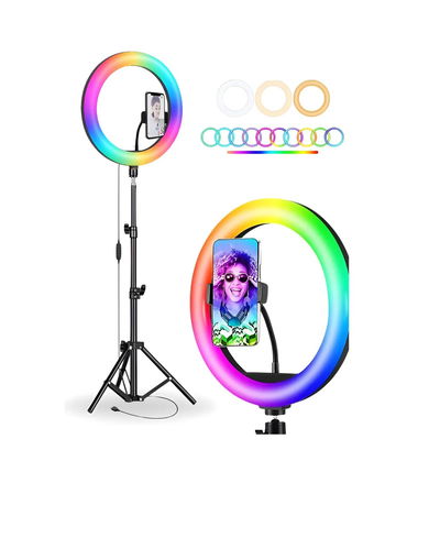 Aro LED RGB 30 CM Con Tripode