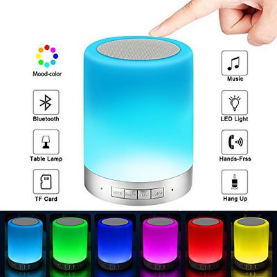 Parlante Bluetooth Con Lampara RGB