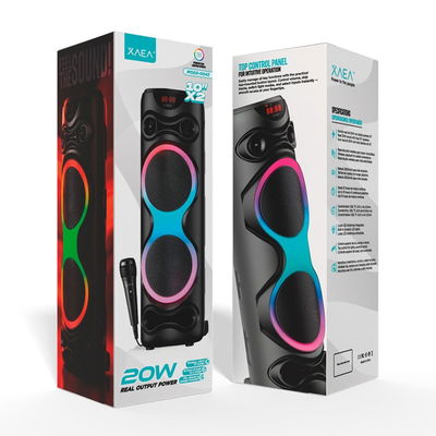 Parlante Bluetooth Torre XAEA MODX-0043 10" x 2