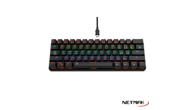 Teclado Mecanico 60% Netmak Dominate