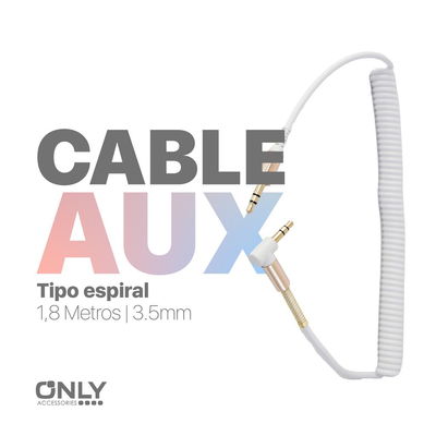 Cable Auxiliar Espiral Only