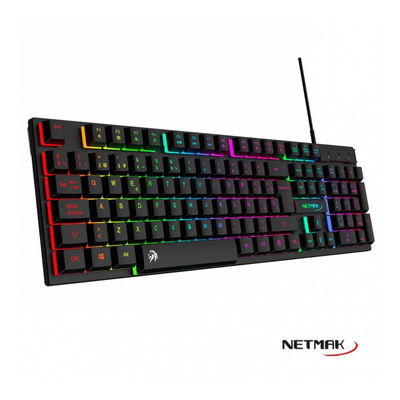 Teclado Gamer Retroiluminado Netmak NM-X408