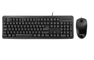 Combo Teclado y Mouse Opticos Dinax