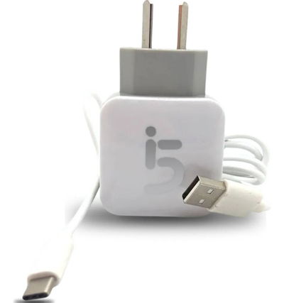 Cargador Iglufive Tipo C 2 Entradas + 1 Cable 2.1a