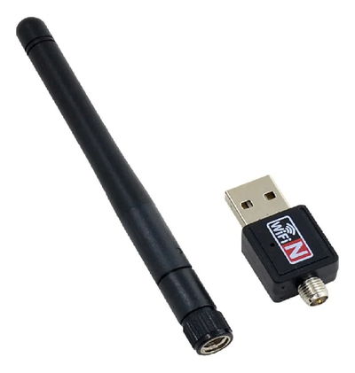 Adaptador Usb 2.0 Wifi 802.11n Con Antena