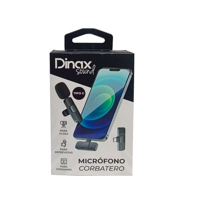 Microfono Corbatero Inalambrico Dinax Tipo C
