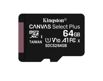 Memoria Micro SD Kingston Canvas 64gb