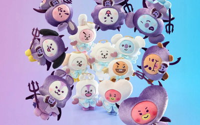 [venta directa] BT21 – Angel & Villain – Peluche Villain