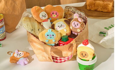 [venta directa] BT21 BABY – Llavero de peluche Bakery Shop