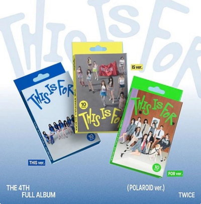 [pedido a Corea] TWICE – This Is For (Polaroid Ver. · Random · Fans Gift)