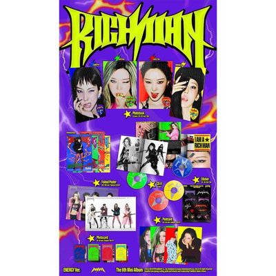 [pedido a Corea] AESPA – Rich Man (6th Mini Album · Energy Ver. · Random)