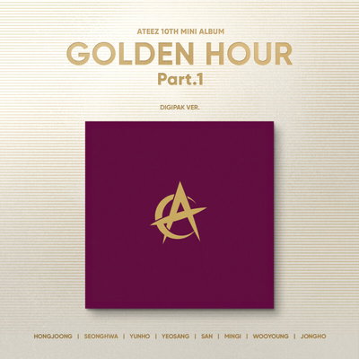 [pedido a Corea] ATEEZ – Golden Hour : Part.1 (10th Mini Album · Digipack Ver. · Random)
