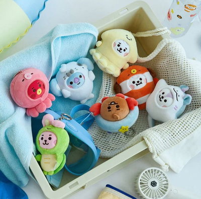 [venta directa] BT21 – Llavero Mini peluche Ocean Friends