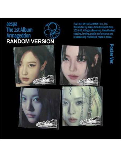 [pedido a Corea] AESPA – Armageddon (1st Album · Poster Ver. · Random)