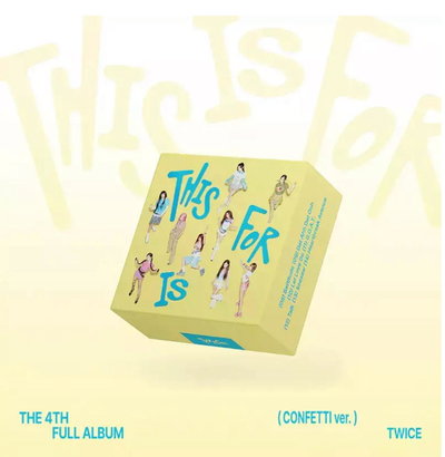 [pedido a Corea] TWICE – This Is For (Confetti Ver.)