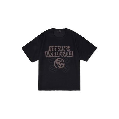 BTS - ARIRANG WORLD TOUR OFFICIAL MD S/S TOUR T-SHIRT (BLACK)