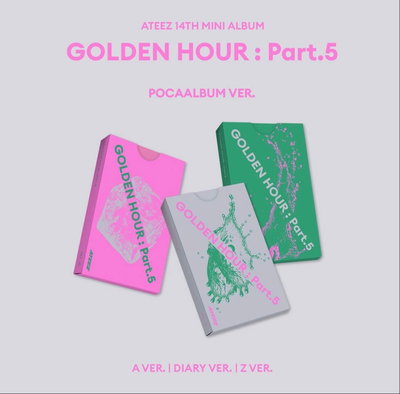 [PREVENTA] ATEEZ – 14TH MINI ALBUM [GOLDEN HOUR : Part.5] (POCAALBUM)