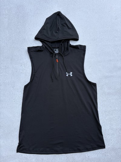 Musculosa Deportiva con Capucha y Cierre – Lycra Elastizada