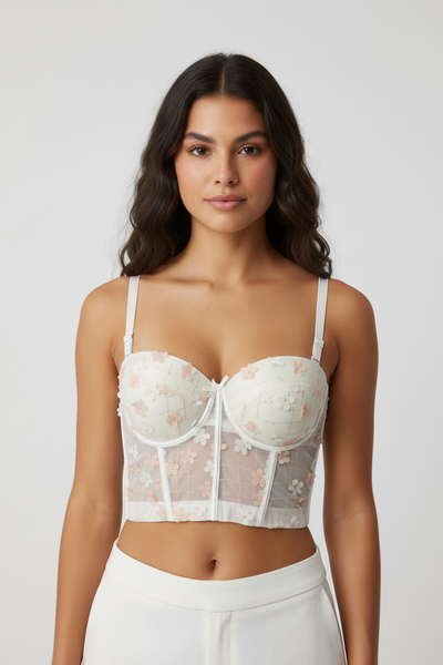 Corset Importado - Diseño floral