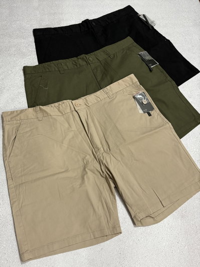 Bermuda Gabardina Importada Talles Especiales S/M - Corte Chino