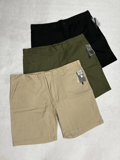 Bermuda Gabardina Importada Talles Especiales S/M - Corte Chino