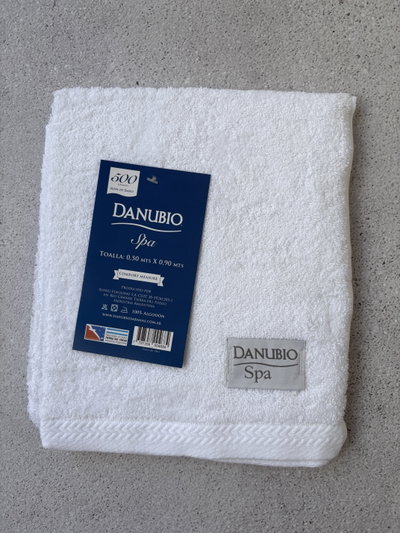 Toalla chica DANUBIO SPA de mano 500grs.
