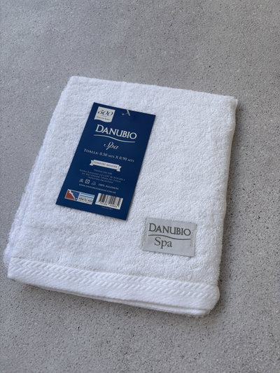 Toalla chica DANUBIO SPA de mano 500grs.