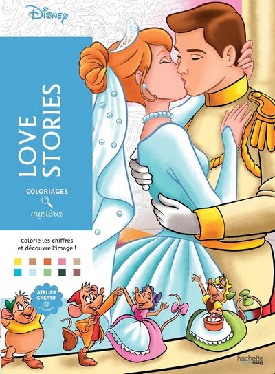 PREVENTA Disney para colorear - Love stories (francés)
