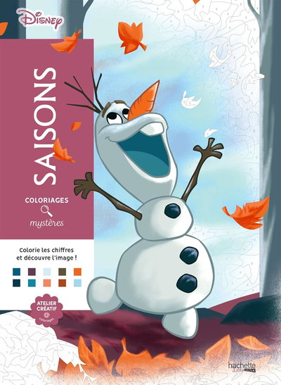 Disney para colorear - Las estaciones (frances)