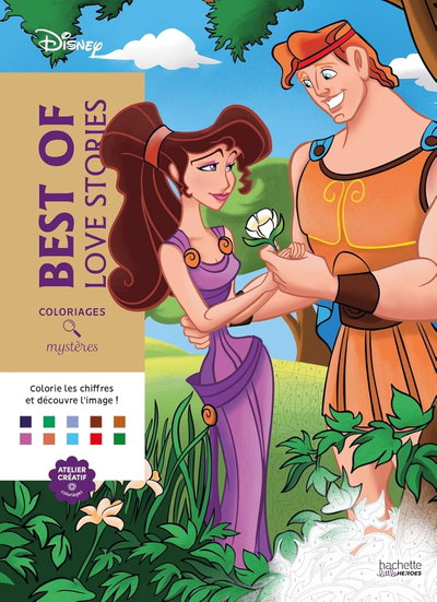 Disney para colorear - Best of love stories (francés)