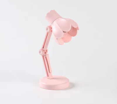 Mini lampara de lectura - Rosa pastel