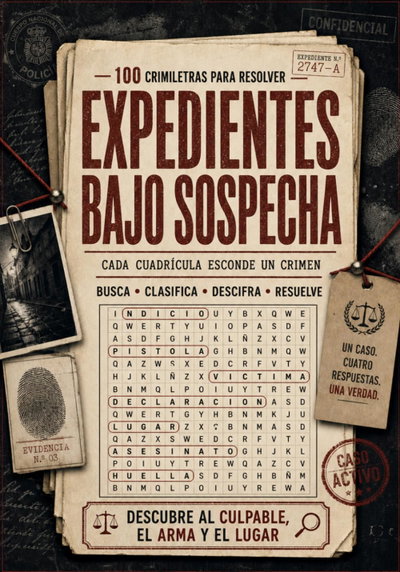 PREVENTA Expedientes bajo sospecha: 100 crimigramas para resolver